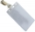 Ecuson rigid Office box, vertical, transparent, cu clip rotativ, 60x98 mm